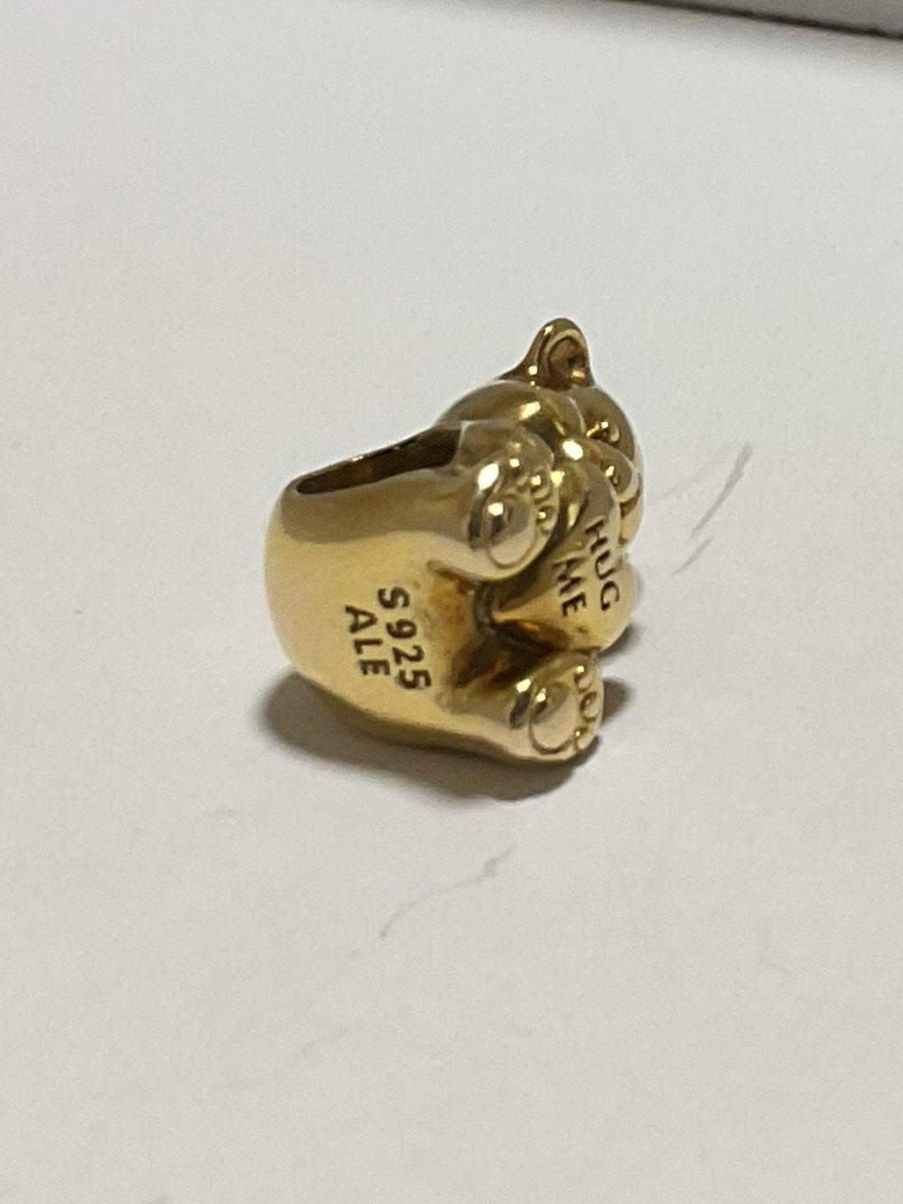 Retired Pandora Shine "Theodore Bear" Hug Me Charm 925 ALE - Picture 3 of 10